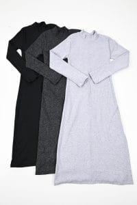 VESTIDO MORLEY LARGO MEDIA POLERA - Imagen 4