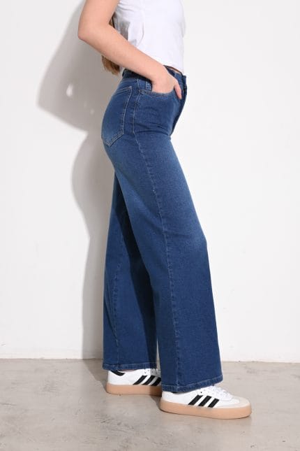 JEAN WIDE LEG ELASTIZADO - Imagen 2