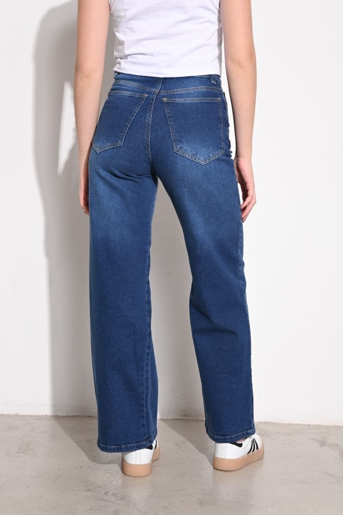JEAN WIDE LEG ELASTIZADO - Imagen 3