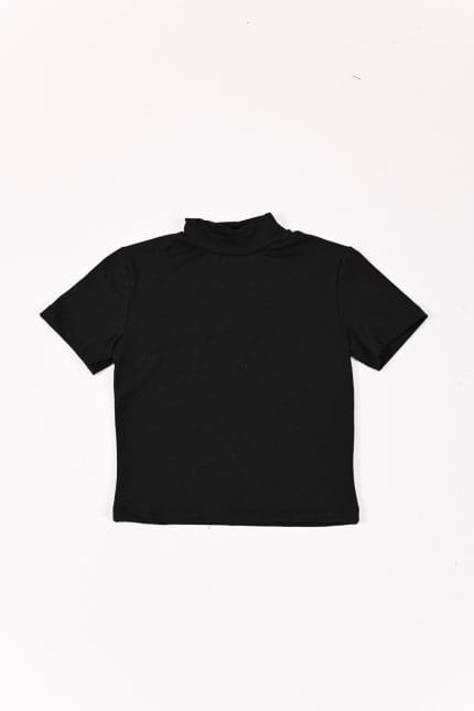 REMERA SEMIPOLERA MGA CORTA