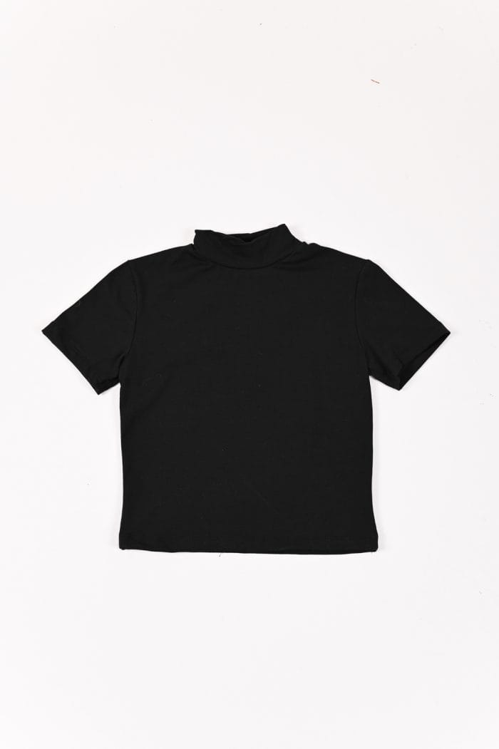 REMERA SEMIPOLERA MGA CORTA - Imagen 1
