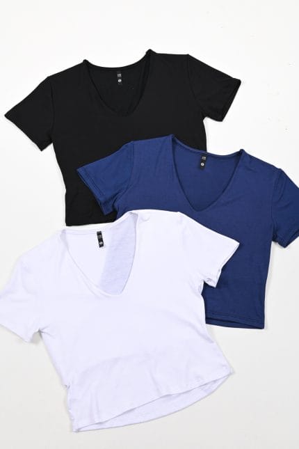 REMERA ESC V MODAL EMBOLSADO - Imagen 5