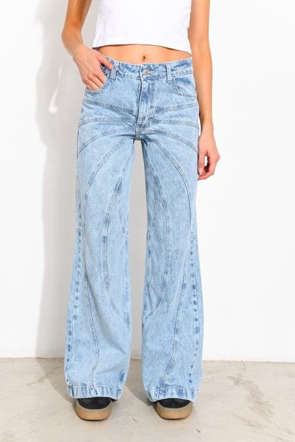 JEAN WIDE LEG ASPEN HIGH