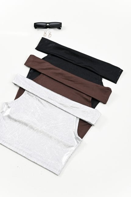 TOP FOIL OFF SHOULDER - Imagen 2