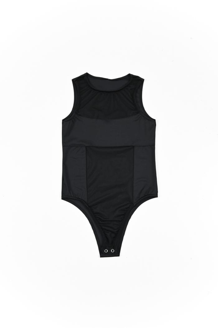 BODY MICRO Y TUL COMBINADO - Imagen 1