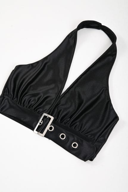 TOP SATEN CON HEBILLA - Imagen 4