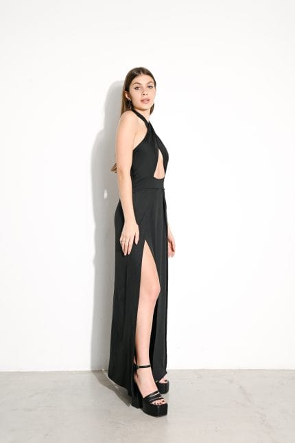 VESTIDO MARILYN LARGO CRUZADO - Imagen 3