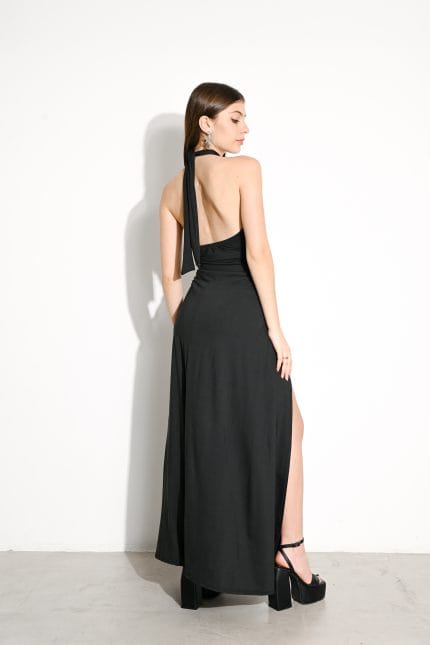 VESTIDO MARILYN LARGO CRUZADO - Imagen 2