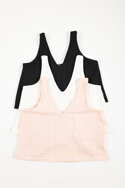 MUSCULOSA BRODERIE ROMBO