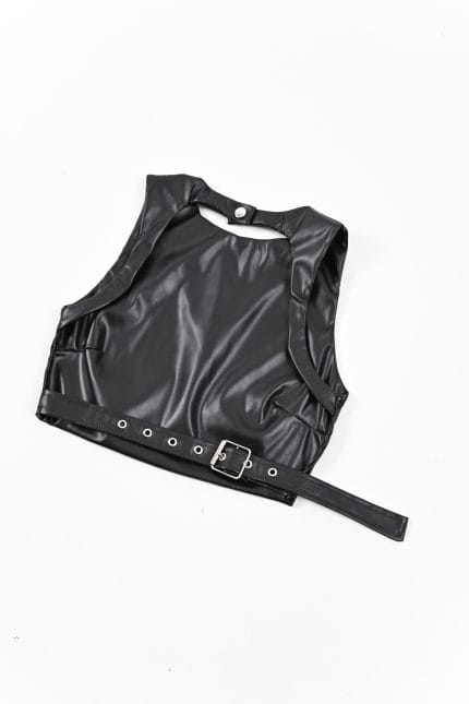 TOP CUERINA ESPALDA DESCUBIERTA - Imagen 4
