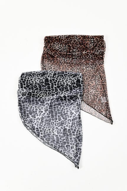 STRAPLESS TUL ANIMAL PRINT - Imagen 4