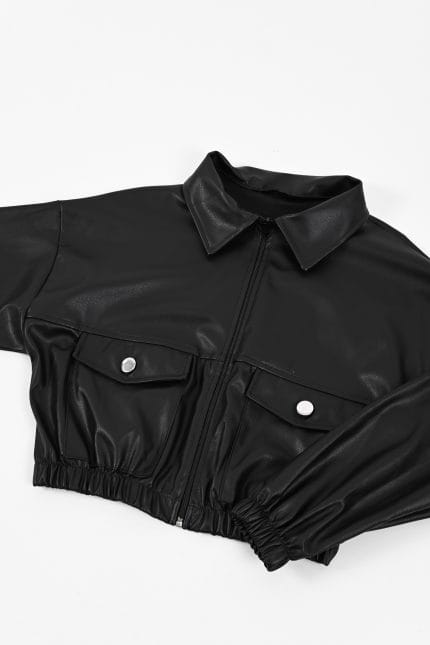 BOMBER CUERINA VINTAGE - Imagen 4