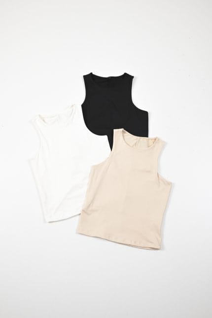 TOP MUSCULOSA MODAL GAMUZADO - Imagen 2
