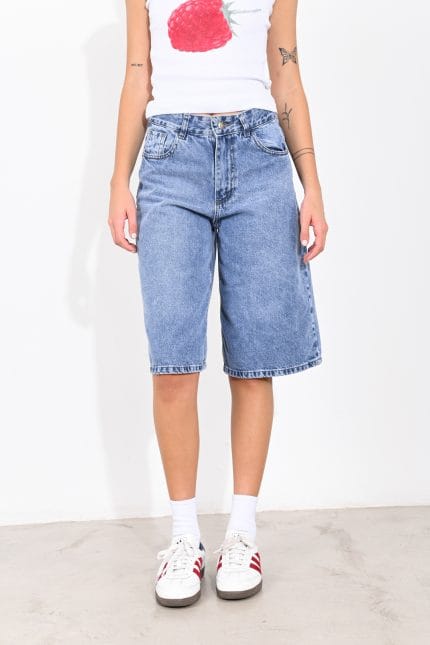 BERMUDA BAGGY JEAN LOCALIZADO