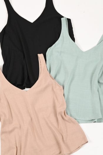 MUSCULOSA LINO LISO BRETEL ANCHO - Imagen 3