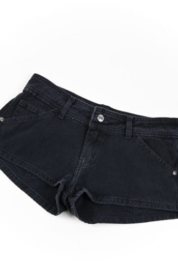 SHORT MARIE LOW JET BLACK - Imagen 7