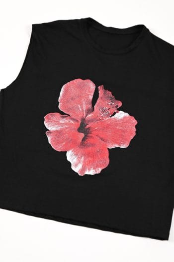 REMERA S/MGA FLOR - Imagen 7