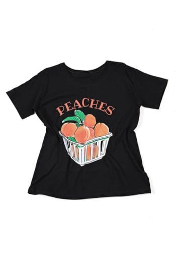 REMERA PEACHES MGA CORTA