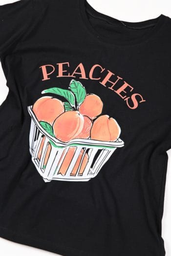 REMERA PEACHES MGA CORTA - Imagen 2