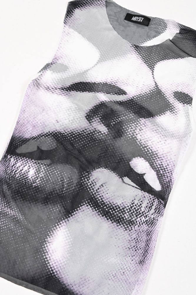 MUSCULOSA MESH KISS - Imagen 4