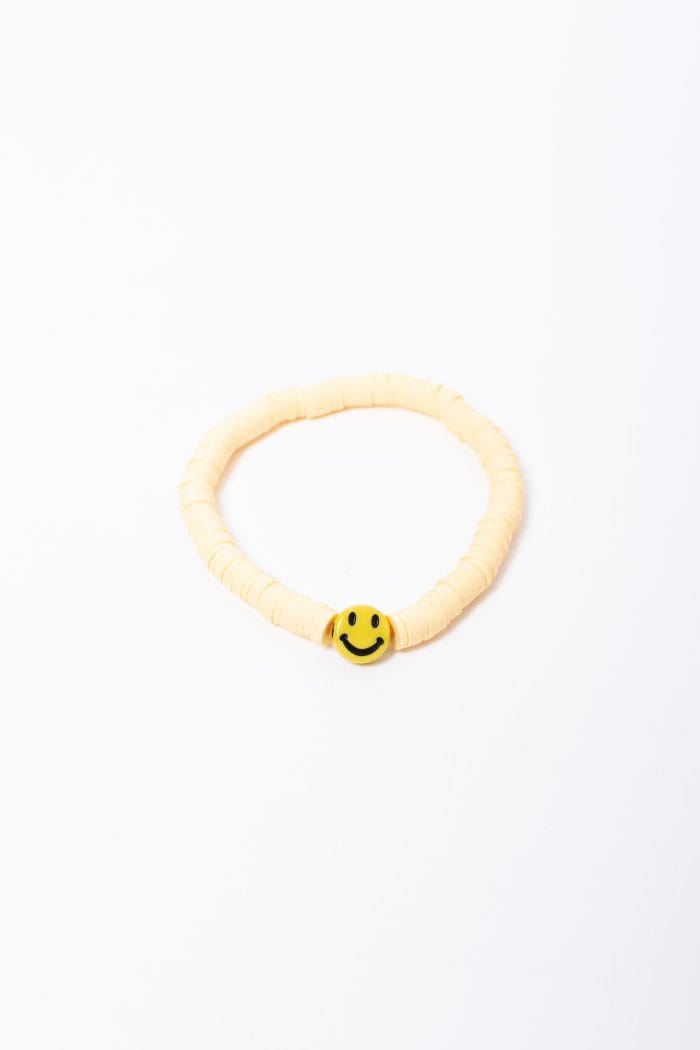 PULSERA FIMO SMILE CREMA - Imagen 1