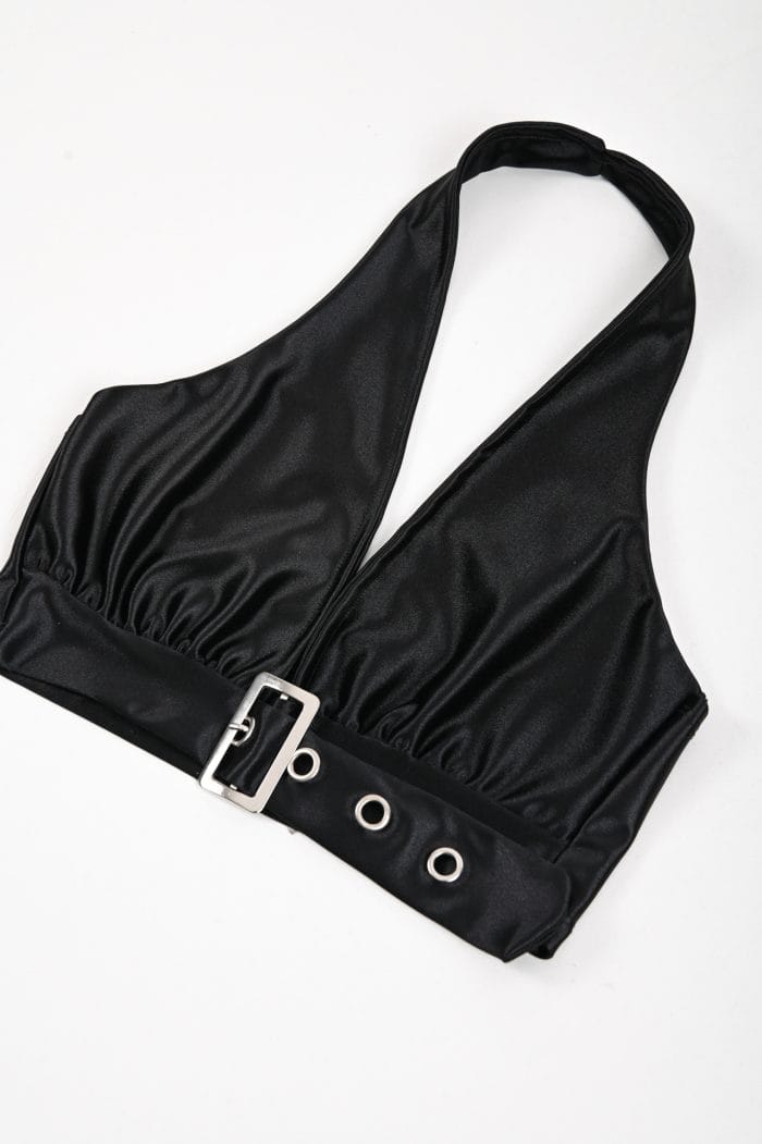 TOP SATEN CON HEBILLA - Imagen 4
