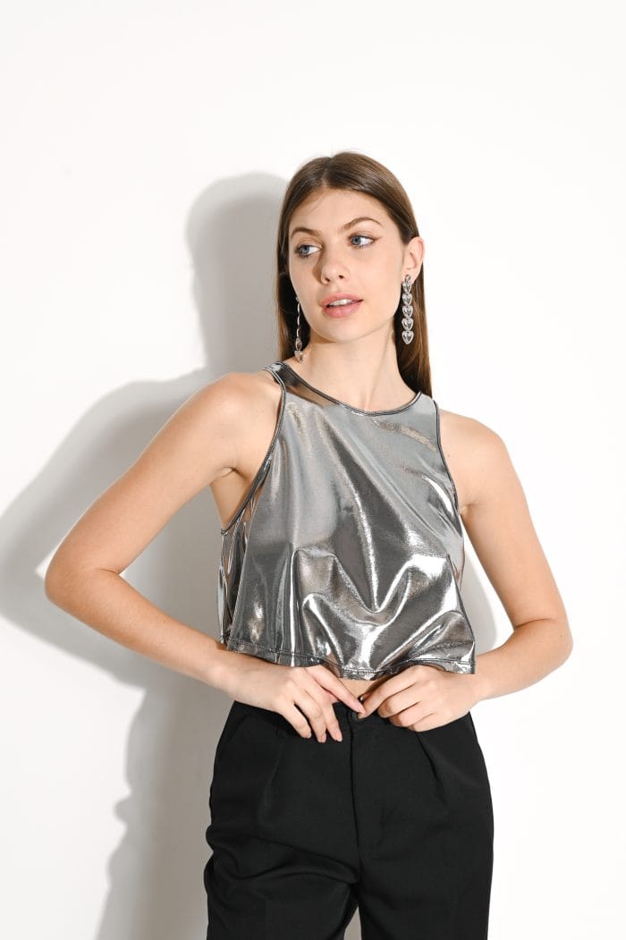 MUSCULOSA SIMIL FOIL RUTH - Imagen 4