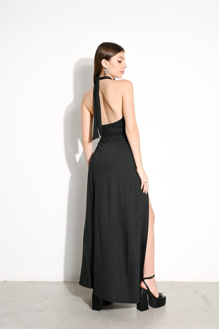 VESTIDO MARILYN LARGO CRUZADO - Imagen 2