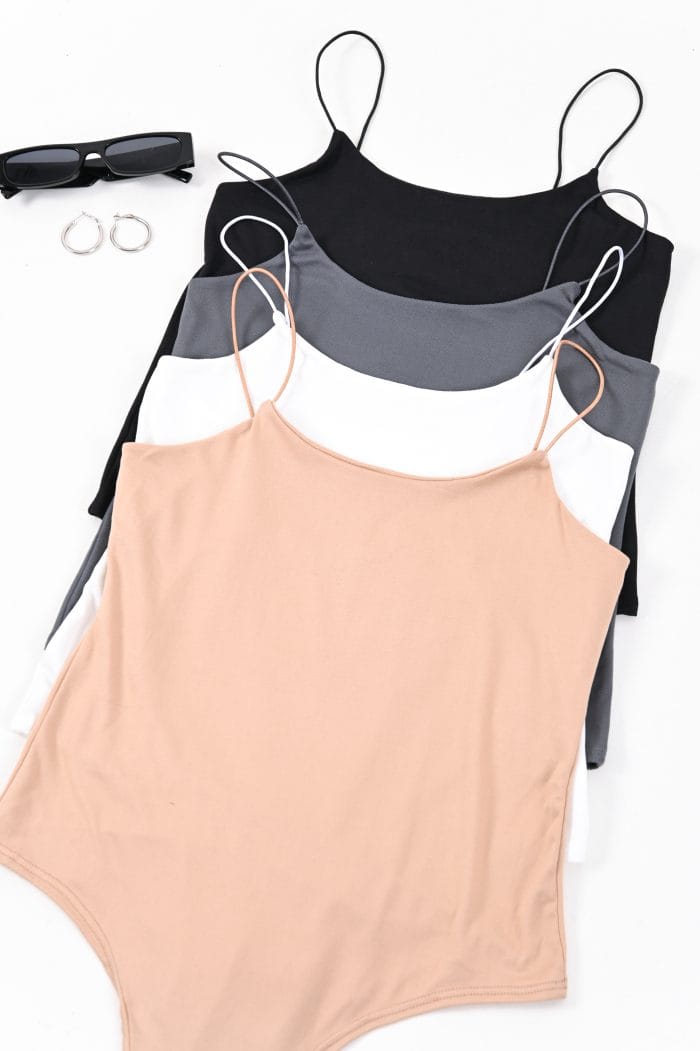 BODY ESCOTE CUADRADO CORDON ELASTICO - Imagen 2