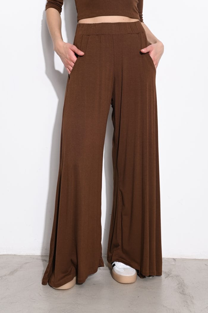 PANTALON ANCHO MODAL CREP - Imagen 1