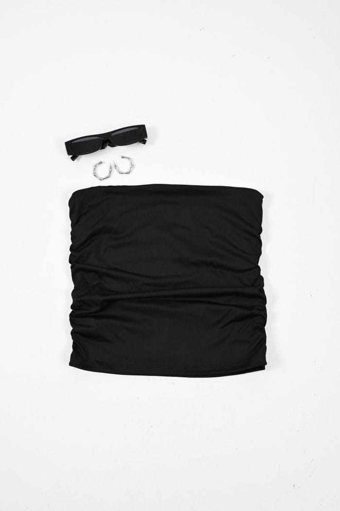 STRAPLESS CON FRUNCE - Imagen 1