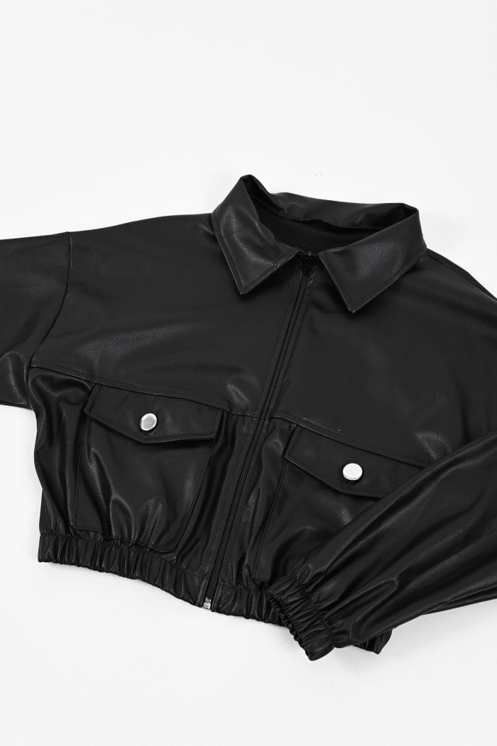 BOMBER CUERINA VINTAGE - Imagen 4
