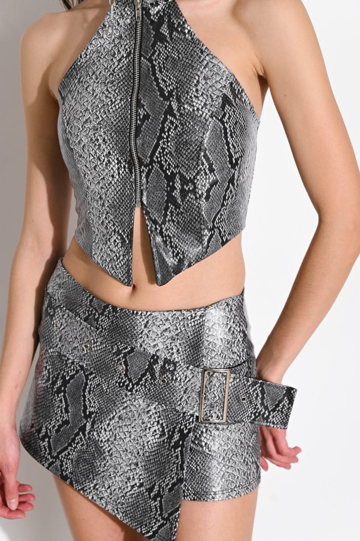 SKORT REPTIL C/ HEBILLA - Imagen 3