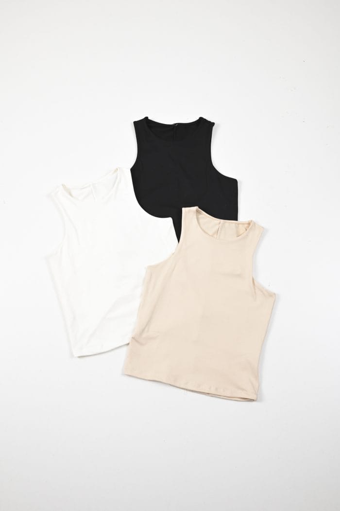 TOP MUSCULOSA MODAL GAMUZADO - Imagen 2