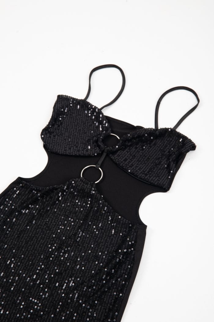 VESTIDO LENTEJUELA ARO FRONTAL - Imagen 4